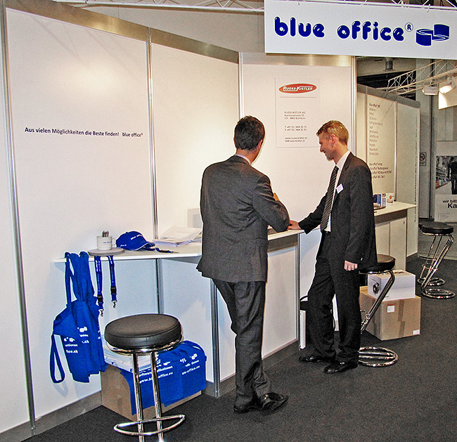 blue office Prsentation an der topsoft 2011