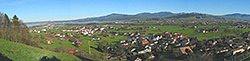 Galgenen Panoramaaufnahme Dorf - RUOSS-KISTLER